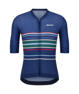 Santini Bengal Evo unisex cyklistický dres modrý